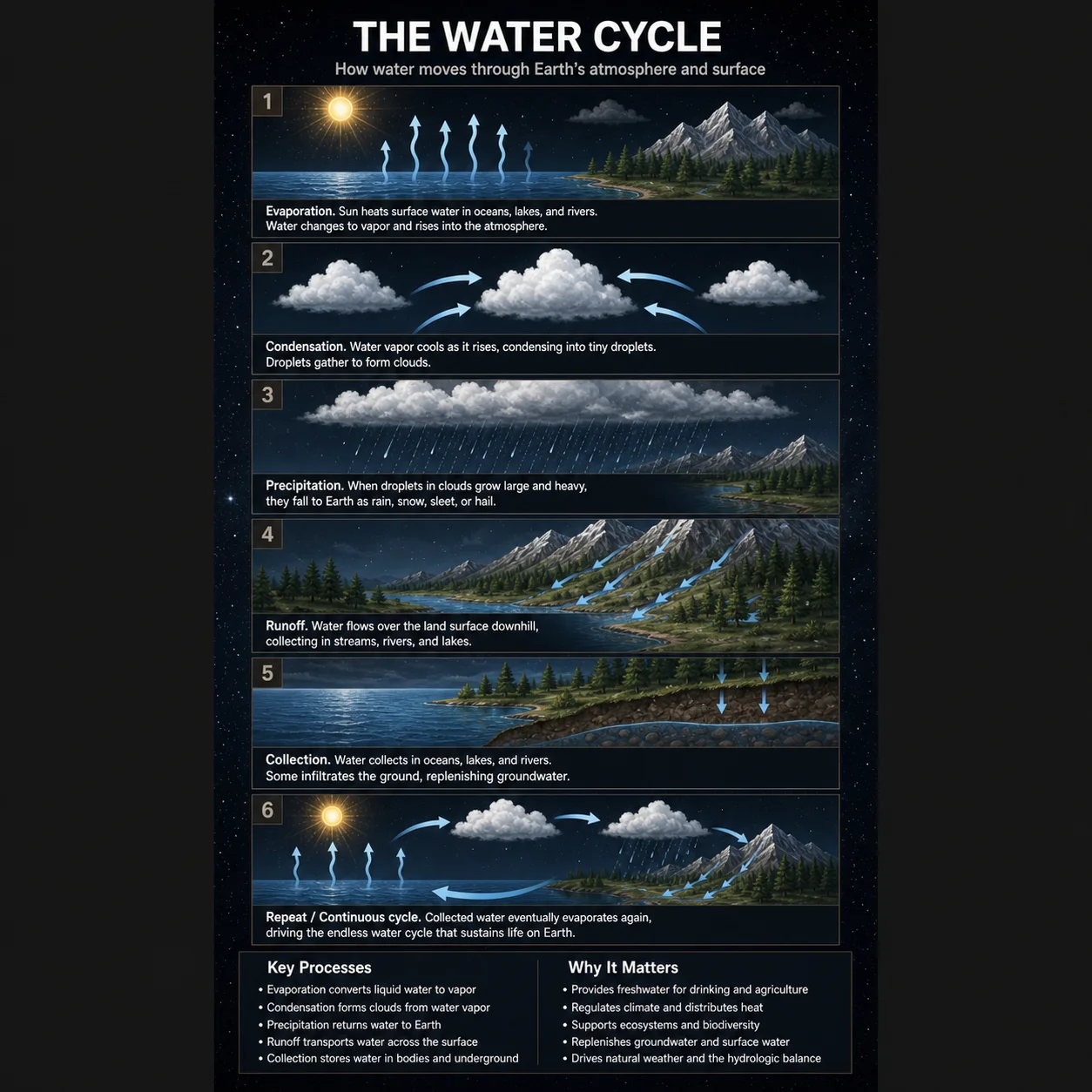 AI generated muse image moon formation infographic grounded